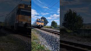 RODALIES R1 S447 con destino Maçanet Massanes train trains trenes renfe [upl. by Orbadiah]