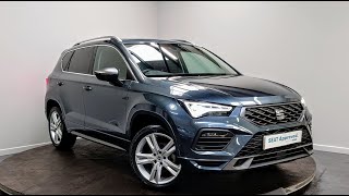 SEAT 2022 ATECA FR EVO TSI DSG  BLACKPOOL SEAT [upl. by Rocray]