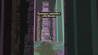 Dystopian animation with blender blenderanimation blender blendershorts 3dshorts animation [upl. by Corbett]