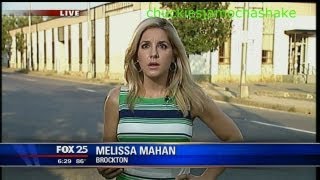 Reporter Not Ready Blooper Melissa Mahans Earpiece Glitch [upl. by Allyson]