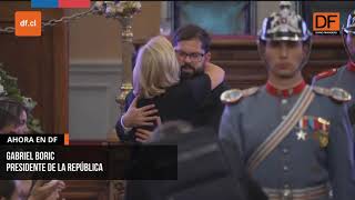 El discurso del Presidente Boric en ceremonia de despedida a Sebastián Piñera [upl. by Motteo102]