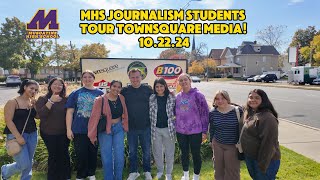 MHS Journalism Townsquare Media Tour 10 22 24 [upl. by Ahsimrac]