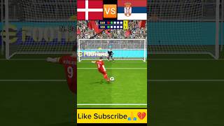 👉Denmark vs Serbia l Penalty shootout✅Goalkeeper 3 Save🔥penalty efootball football vairalshort [upl. by Assehc181]