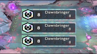 8 Dawnbringer are CRAZY Tft Set 55 [upl. by Yreme493]