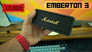 Marshall Emberton 3 Speaker Review Compact Size Big Sound [upl. by Laurens]