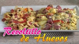 Revoltillo de huevos o Huevos revueltos  Como hacer esta receta para un desayuno o almuerzo [upl. by Billy]