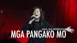 MGA PANGAKO MO Live  JESUS ONE GENERATION [upl. by Anemolif]