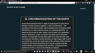 Flat Earth Proof 12 CIRCUMNAVIGATION OF THE EARTH [upl. by Vallo]