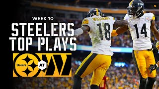 Steelers Top Plays in 2827 Win over Commanders  Pittsburgh Steelers [upl. by Mera]