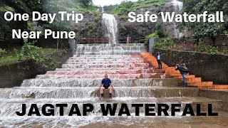 Jagtap Waterfall  One Day Trip Near Pune  Safe Waterfall  Must Visit Waterfall  Travfoodie [upl. by Nojel]