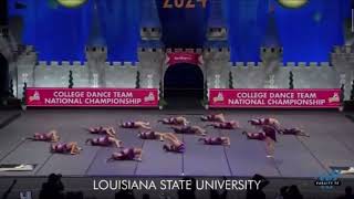 Louisiana State University College Dance Team National Championship 2024 [upl. by Rico]