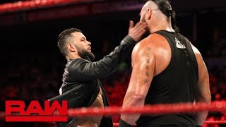 Finn BÃ¡lor slaps Braun Strowman Raw May 28 2018 [upl. by Batsheva]