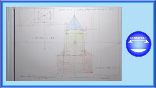 PROSPETTIVA CENTRALE DI UNA COMPOSIZIONE DI SOLIDI  COMP N°3  1090 [upl. by Nikoletta550]