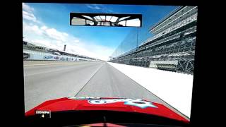 Dale Earnhardt Jr Super Snack 500 Computer Racing Game [upl. by Elokkin]