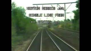 Class 150 DMU cab ride Manchester Piccadilly to Buxton 1992 [upl. by Faun264]