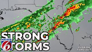 TIMELINE Severe Storms Likely In Florida 432024 [upl. by Iliak976]