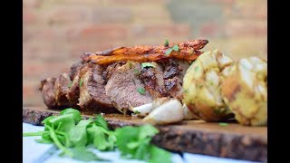 Schweinsbraten mit Brezelknödeln aus dem Airfryer [upl. by Mallin532]