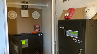 Notifier Fire alarm demo system test [upl. by Esinehc799]