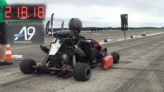 IS THIS THE FASTEST GOKART IN THE WORLD 170HP SUPERKART [upl. by Oemor]