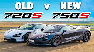 McLaren 750S v 720S DRAG RACE [upl. by Thant777]