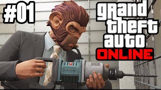 GTA ONLINE HEIST FLEECA JOB 01 with MajorPlayz  THIS HEIST WENT WRONG [upl. by Enimaj]