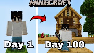 1 to 100 Days of Survival The Ultimate Block Adventure [upl. by Merrill]