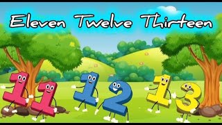 quotLearn Numbers 11 to 20 with Fun Counting Song for Kids  Educational Video for Kids [upl. by Eralcyram727]