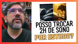 🔴😱 É ISSO QUE ACONTECE NA TROCA DE 2 HORAS DE SONO POR ESTUDO PRA CONCURSO 🔴 [upl. by Rovit]