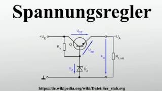 Spannungsregler [upl. by Oirifrop164]