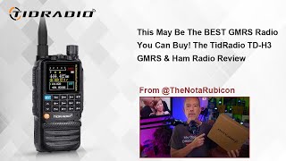 TidRadio TDH3 GMRS amp Ham Radio Review [upl. by Vas200]