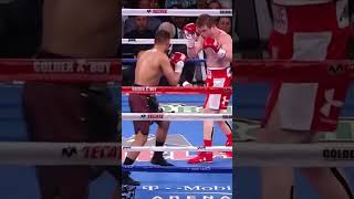 Canelos BEST Knockout shorts boxing [upl. by Freyah]