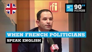 France When French politicians speak English [upl. by Rushing]