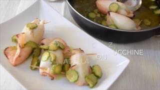 calamari ripieni con zucchine [upl. by Livvie]