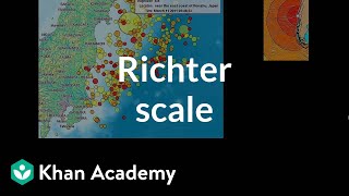 Richter scale  Logarithms  Algebra II  Khan Academy [upl. by Oirasor61]