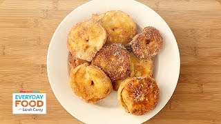 Apple Fritters for Hanukkah  Everyday Food with Sarah Carey [upl. by Icnarf817]