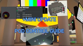 HOW TO CONTROL THE POD  MINI UPDATE  innovation inc spaceship [upl. by Guibert]