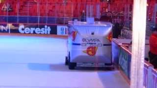 Ice resurfacer of the 2013 IIHF Icehockey world championship [upl. by Jurdi]