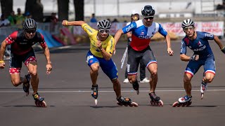 Quarterfinal at Inline Speed Skating World Championships 2023  One Lap Road Race Highlights 🏁 [upl. by Kati]