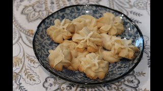 Danish Butter Cookie Recipe  Hannahs Baking Adventures [upl. by Danita]