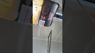 How to program genie model 1055 remote control garageopener geniegarageopener shorts [upl. by Amora389]