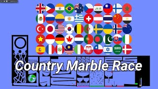 Country Marble Race in Algodoo 50 Countries and 1 Winner Pick Your Country  Marble Race Lover🌍 [upl. by Betti]