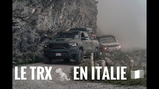 La piste la plus haute dItalie avec nos 4x4 aménagés et surtout le Dodge RAM TRX overland [upl. by Sillert]