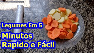 Legumes em 5 Minutos No Microondas  Como Fazer Legumes Rápido e Fácil [upl. by Heyra]