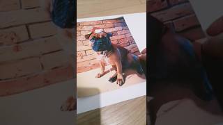 Praca na konkurs 🎅 viralvideo dog christmas rufuss doglover duet pets school art photo [upl. by Eiramesor166]