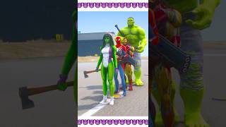 Avengers team vs venom team 🙀 gtav shorts spaiderman [upl. by Nimzay480]