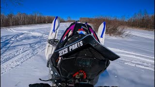 Ditchbanging Clips and Jumps on 2018 Polaris 600R [upl. by Penman421]