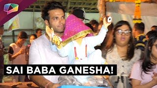 Rithvik Dhanjani has a Sai Baba Ganesh this year [upl. by Deron308]