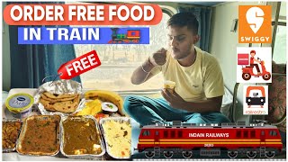 Railrestro First Meal Free  How To Order Food In Train  Train Me Khana Kaise Order Kare [upl. by Weinstein]