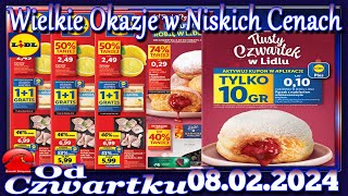 Lidl Nowa Gazetka Promocyjna od Czwartku 08022024 Najlepsze Okazje W Niskich Cenach [upl. by Anilev]