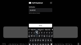 Defi Explained Blum Verification code  Blum code taxt [upl. by Brittani]